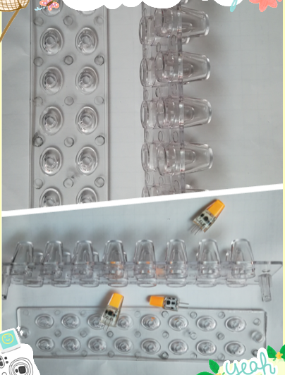 LED G9 透明灯模具(灌胶模条)